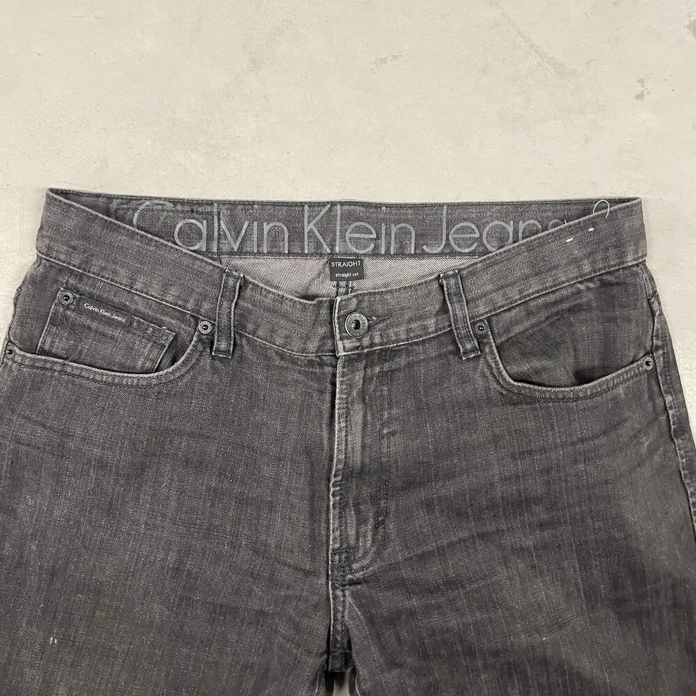 Y2K black Calvin Klein loose fit Jeans 34x29